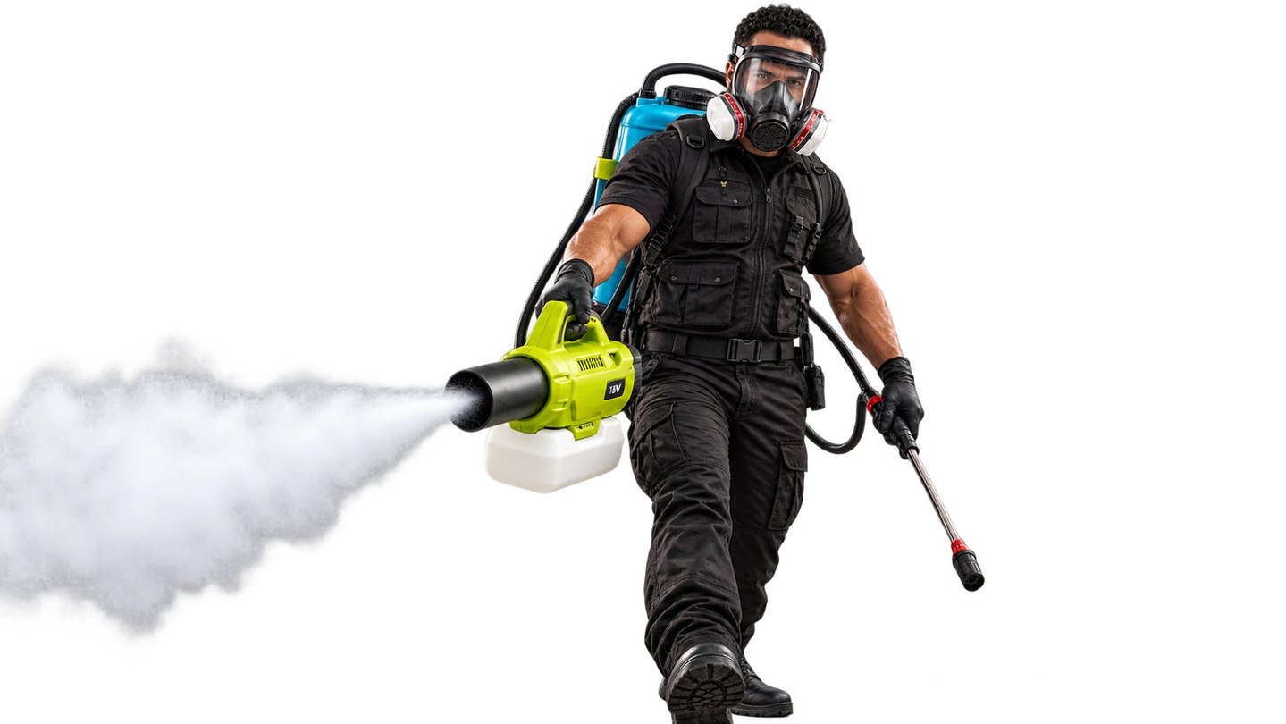 GestHigiene — Especialista com equipamento profissional